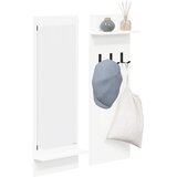  Vješalica za kapute na zidu s policom Bijelo 70 x 10 x 90 cm | shoptok.hr