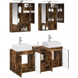  Set ormarića za kupaonicu 5 kom. Dimljeni hrast | shoptok.hr
