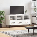 vidaXL TV omarica bela 102x36x50 cm konstruiran les Cene