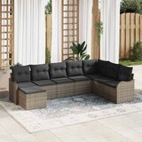  Sjedeća garnitura za vrt 8 kom. Svijetlo poliratan 287,5 x 177,5 x 69 cm | shoptok.hr