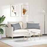  Jastučići za sofu 2 pcs Svijetlo siva 80 x 40 cm tkanina | shoptok.hr