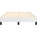 vidaXL Posteljni okvir bel 120x190 cm umetno usnje | Shoptok.si
