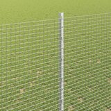 Zavarena žičana ograda s postom 10 x 1,5 m Srebrna Mreža | Shoptok.si