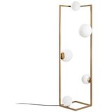 Opviq Podna Lampa Corner 13776, 35 x 35 x 157 cm, 2 x E27 i 3 x E14, 250 cm Kabel, Zlatne boje | Eponuda.ba