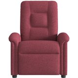  Masažni naslonjač od tkanine crvena boja vina | shoptok.hr