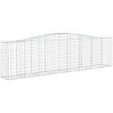  Lučne gabionske košare 5 kom 400x50x100/120cm pocinčano željezo | shoptok.hr