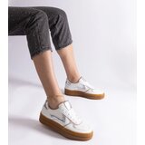 Gemre White-silver sneakers on a rubber sole Quica | Shoptok.si