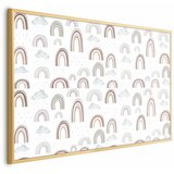  Plakat - Rainbow After the Rain 42x29.7 Zlatni okvir | shoptok.hr