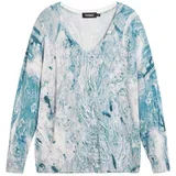 Sweater majica plava / bijela