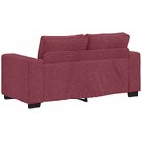  3-dijelni set sofa s jastucima, tkanina boje vina | Shoptok.si