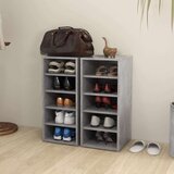  Ormarići za cipele 2 kom boja betona 31 5 x 35 x 70 cm iverica | shoptok.hr