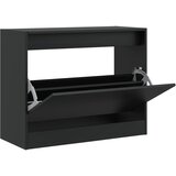 Furnova Omarica za čevlje črna 80x34x63 cm inženirski les, (21955876) | Shoptok.si