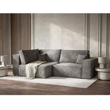Maison de Rêve Siva sklopiva/s prostorom za odlaganje kutna garnitura od šenila (s lijevim kutom/u obliku slova L) Tonga – | shoptok.hr