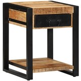 vidaXL Pomoćni stol 40x40x50 cm Puno grubo drvo Mango | shoptok.hr