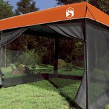  Set Kamp Šatora 2 pcs Siva i narančasta Tafta i Tkanina | shoptok.hr