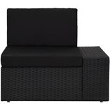 The Living Store Vrtna sedežna garnitura 5-delna z blazinami črn poli ratan - Vrtna Sedežna Garnitura, (21422235) | Shoptok.si