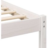  Krevetna konstrukcija Bijelo 200 x 200 cm Čvrsto borovo drvo Bijela 205.5 x 205.5 x 80.5 cm | Shoptok.si