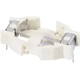 Držalo za gumbne baterije HU1225-LF za CR1225 vodoravni spajkalni zatič (D x Š x V) 20\, 3 x 12\, 7 x 8 mm 701105, (20641637)