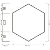  LED RGBW prigušiva zidna dekorativna svetiljka MAYA LED/1W/230V + daljinski upravljač | Eponuda.com