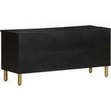 TV ormarić crni 100 x 33 x 46 cm od konstruiranog drva | shoptok.hr