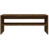  Stolić za kavu smeđa boja hrasta 100x40x40 cm konstruirano drvo | Shoptok.si