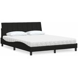  Krevet s madracem Hanko crni 160x200 cm od tkanine | shoptok.hr