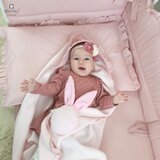 MimiNu posteljina za bebe 2 elem Royal Powder Pink | shoptok.hr