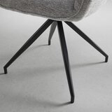 Bessagi Home Naslanjač Paolo, Siva, Vrtljiv | Shoptok.si