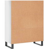 Ormarić s policama sjajni bijeli 69 5 x 32 5 x 90 cm drveni | shoptok.hr