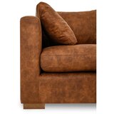 Scandic Konjak smeđa sofa od imitacije kože 225 cm Hamburg – | shoptok.hr