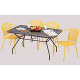 Olimp Sport Baštenska garnitura Bora žuta 4 stolica i sto | ePonuda.com