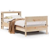 vidaXL Okvir kreveta bez madraca 75 x 190 cm od masivne borovine | shoptok.hr