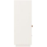  Visoka komoda bijela 67 x 40 x 108,5 cm od masivne borovine | shoptok.hr