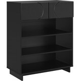  Ormarić za cipele 73 x 38 x 87,5 cm Konstruirano drvo Crna | shoptok.hr