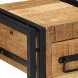  Konačna Stolić Smeđa i crna 30 x 30 x 40 cm Čvrsto drvo manga | shoptok.hr