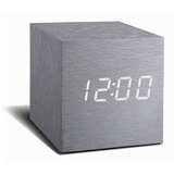 Gingko siva budilica s bijelim led zaslonom cube click clock Cijene