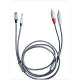 INF 1,3 m Y audio razcepni kabel, pletena vrv, zlitinski konektorji, (5000339759) Cene