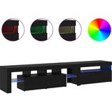 TV ormar 2 pcs Crni hrast 215 x 36,5 x 40 cm Konstruirano drvo | shoptok.hr