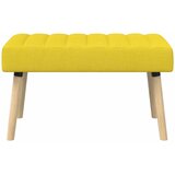  Klupa s utorima Svijetlo žuta 80 x 40 x 46 cm Tkanina | Eponuda.ba