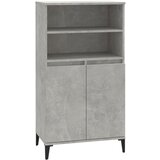 Maison Chic Visoka omara - Komoda - Predalnik betonsko siva 60x36x110 cm inženirski les, (21721469) Cene