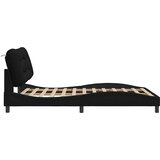  Okvir kreveta bez madraca Hvar crni 120 x 200 cm od tkanine | shoptok.hr