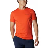 Columbia Majice s kratkimi rokavi Zero Rules Oranžna