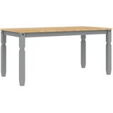  Blagovaonski stol Corona sivi 160x80x75 cm od masivne borovine | shoptok.hr