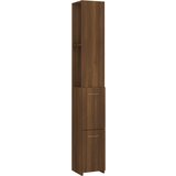 Furnova Kopalniška omarica rjavi hrast 25x26,5x170 cm inženirski les, (21947061) | Shoptok.si