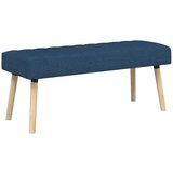  Klupa s utorima Plava 110 x 40 x 46 cm Tkanina | Eponuda.com