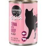 Cosma Ekonomično pakiranje Asia u želeu 12 x 400 g - Tunjevina s govedinom Cijene