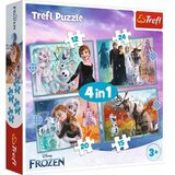 Tref line puzzle 4 u 1 frozen ( T34381 ) Cene