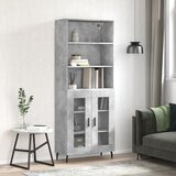  Visoka komoda siva betona 69,5x34x180 cm od konstruiranog drva | shoptok.hr