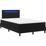  Krevet s opruga kutije Crna 120 x 190 cm Umjetna koža | shoptok.hr
