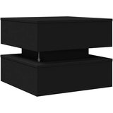  Stolić za kavu s LED svjetlima crni 50 x 50 x 40 cm | shoptok.hr